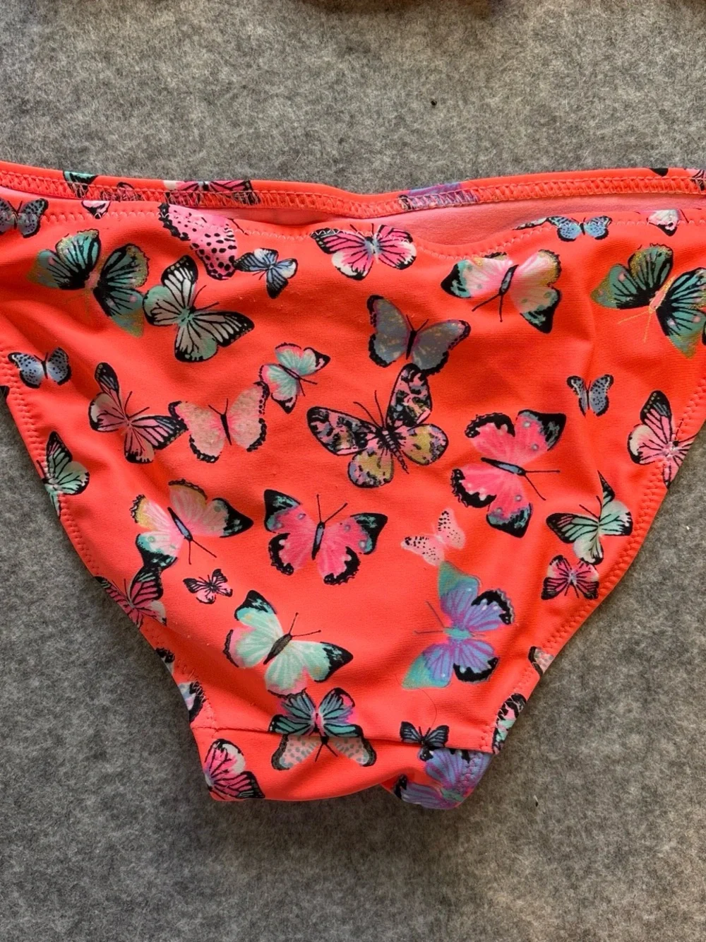 H&M Pink Coral Butterfly Two-Piece Swim Set